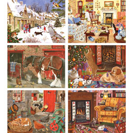 Set of 6: Tracy Hall 1000 Piece Jigsaw Puzzles