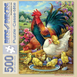 Chicken Yard 500 Piece Jigsaw Puzzle