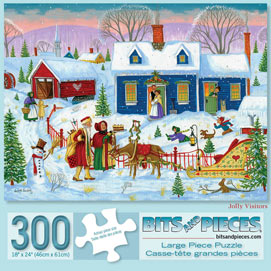 Jolly Visitors 300 Large Piece Jigsaw Puzzle