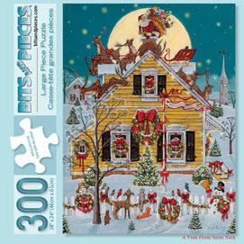 A Visit from St. Nick 300 Large Piece Jigsaw Puzzle