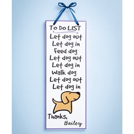 Personalized Dog Plaque