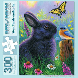 Morning In Bunny's Garden 300 Large Piece Jigsaw Puzzle