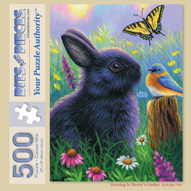 Morning In Bunny's Garden 500 Piece Jigsaw Puzzle