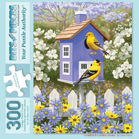 Goldfinch Garden Home 300 Large Piece Jigsaw Puzzle