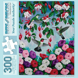 Hummingbird Heaven 300 Large Piece Jigsaw Puzzle