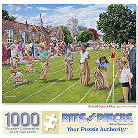 School Sports Day 1000 Piece Jigsaw Puzzle