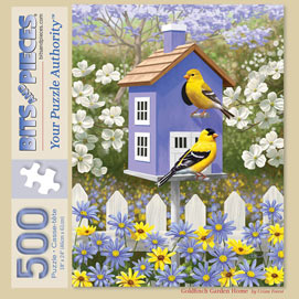 Goldfinch Garden Home 500 Piece Jigsaw Puzzle