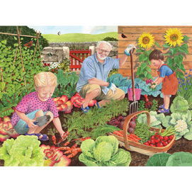 Grandad's Garden Harvest Time 500 Piece Jigsaw Puzzle