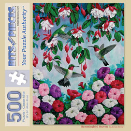 Hummingbird Heaven 500 Piece Jigsaw Puzzle