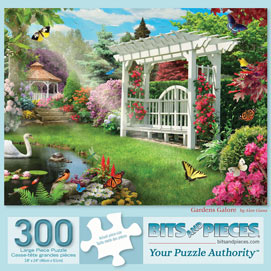 Gardens Galore 300 Large Piece Jigsaw Puzzle