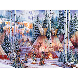 The Bear Spirit 300 Large Piece Glow-in-the-Dark Jigsaw Puzzle
