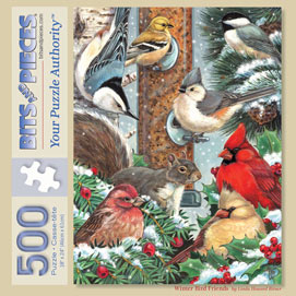 Winter Bird Friends 500 Piece Jigsaw Puzzle