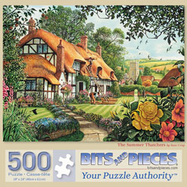 The Summer Thatchers 500 Piece Jigsaw Puzzle