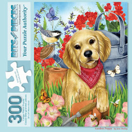 Garden Puppy 300 Large Piece Jigsaw Puzzle
