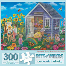 Happiness Grows Here 300 Large Piece Jigsaw Puzzle