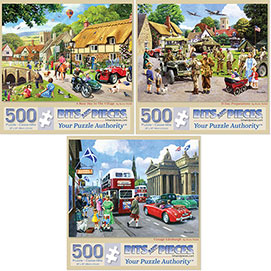 Preboxed Set of 3: Kevin Walsh 500 Piece Jigsaw Puzzles