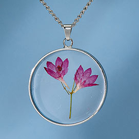 Birth Flower Necklace - May (Coneflower)