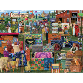 Oak Hill Craft Show 300 Large Piece Jigsaw Puzzle