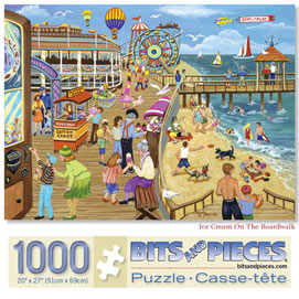 Ice Cream on the Boardwalk 1000 Piece Jigsaw Puzzle