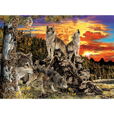 Set of 4: Oleg Gavrilov 1000 Piece Jigsaw Puzzles at Bits And Pieces