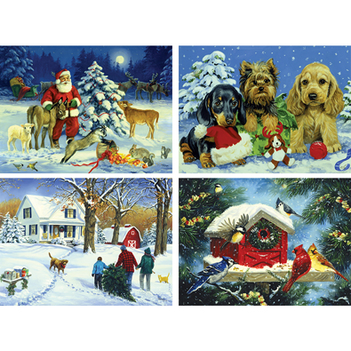 Set of 6: John Sloane 1000 Piece Jigsaw Puzzle | Bits and Pieces