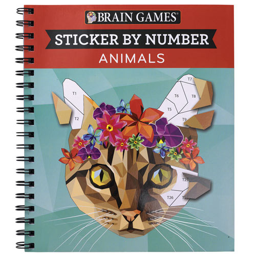Sticker By Number Book - Animals