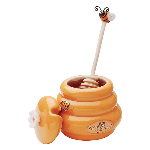 Mini Honey Pot And Dipper