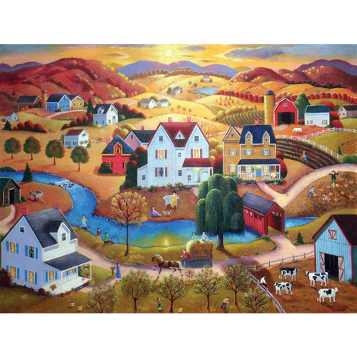 Country Autumn 300 Large Piece Jigsaw Puzzle