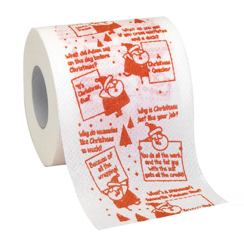Christmas Jokes Toilet Paper