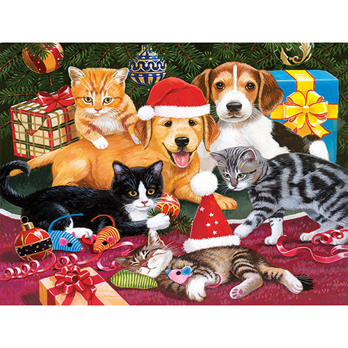 Christmas Meeting 300 Large Piece Jigsaw Puzzle
