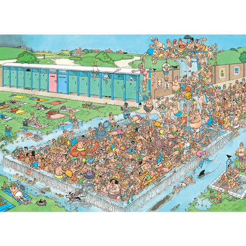 Pool Pile-Up 2000 Piece Jigsaw Puzzle