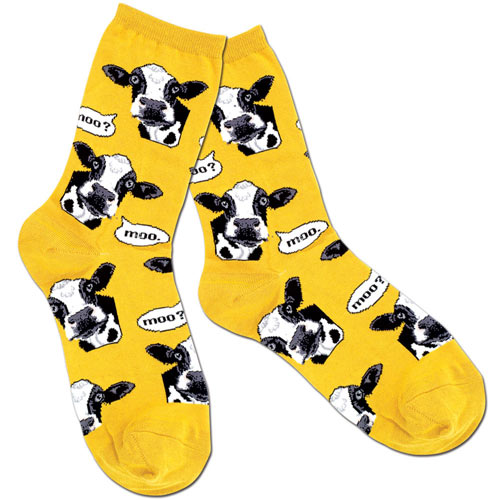 Cow Moo Socks
