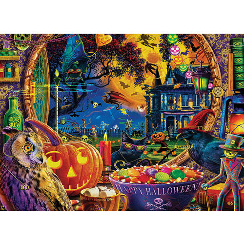 A Scary Night Outside 1000 Piece Jigsaw Puzzle
