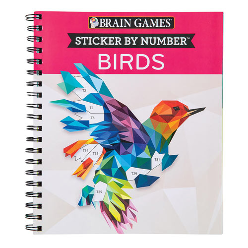 Sticker By Number Book - Birds