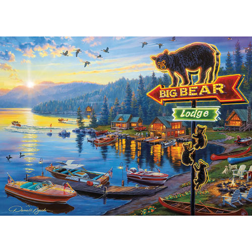 Big Bear Lodge 500 Piece Jigsaw Puzzle