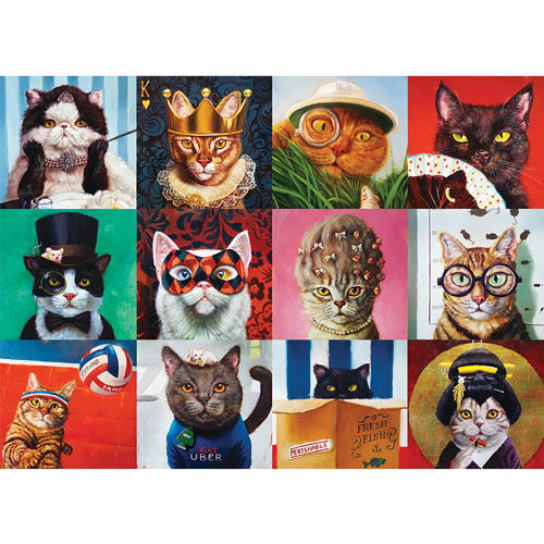 Funny Cats 1000 Piece Jigsaw Puzzle