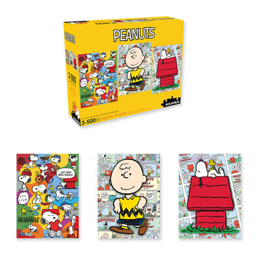 Peanuts 3-In-1 Puzzles