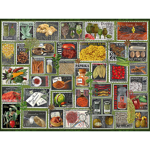 Stamp Spices 500 Piece Jigsaw Puzzle