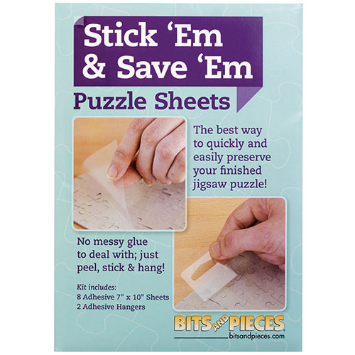 Stick 'Em & Save 'Em Puzzle Sheets
