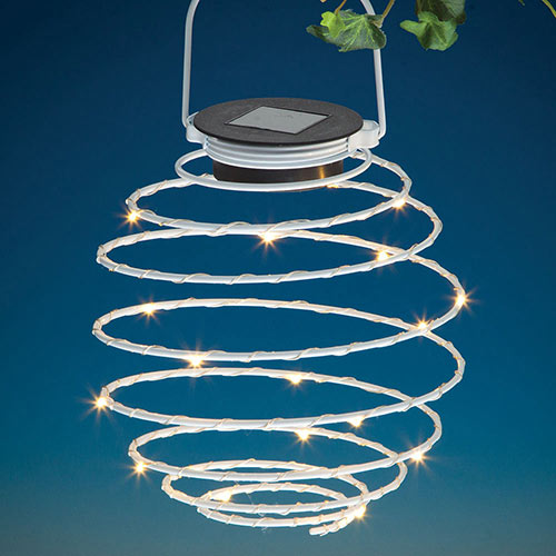 Solar Spiral LED Lantern