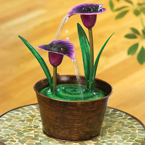 Purple Calla Lily Fountain