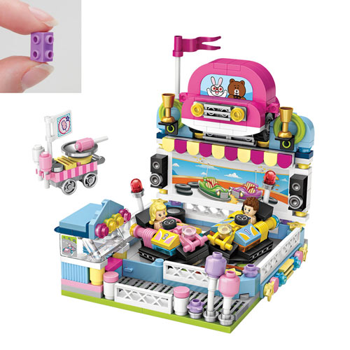 Bumper Cars with Cotton Candy Truck 432 Piece Puzzle