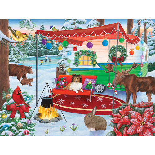 Christmas Camper 500 Piece Jigsaw Puzzle