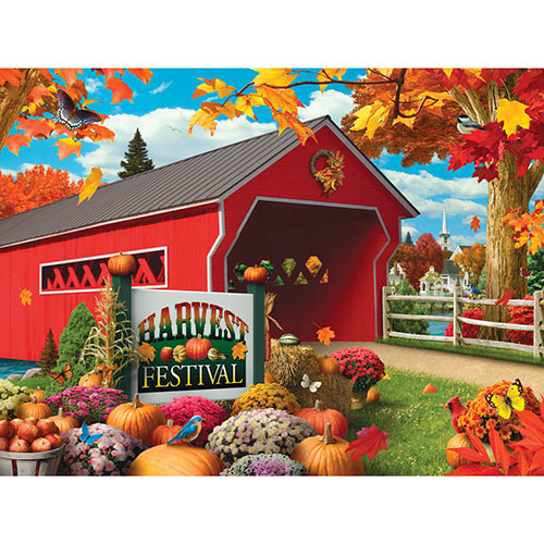 Harvest Festival 300 Large Piece Jigsaw Puzzle