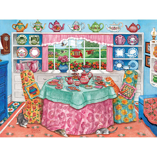 Tea Room 500 Piece Jigsaw Puzzle