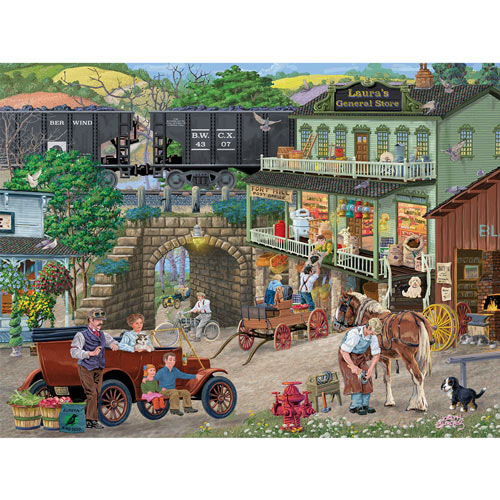 Laura's Store At Fort Hill 300 Large Piece Jigsaw Puzzle