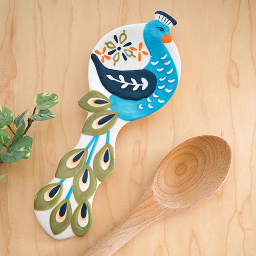 Peacock Spoon Rest