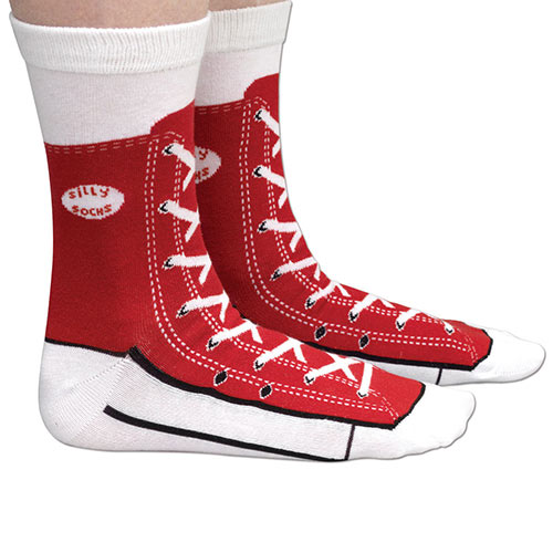 Red Sneaker Socks