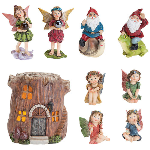 Complete Woodland Fairy Village Set
