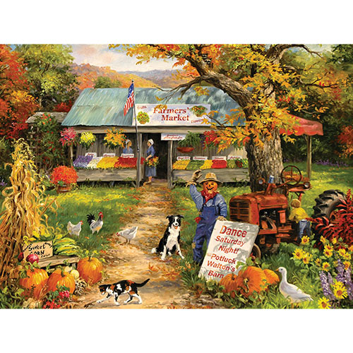 Farmer's Market 300 Large Piece Jigsaw Puzzle